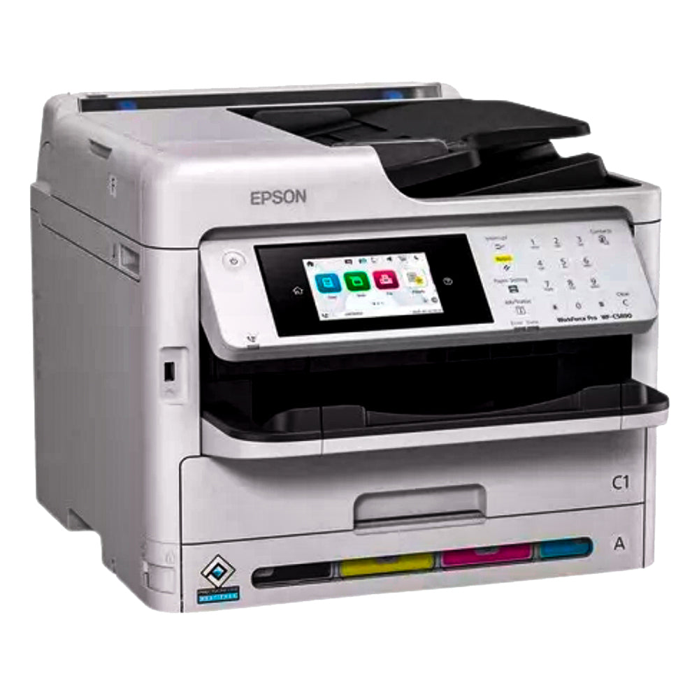 Multifuncional Epson WorkForce PRO WF-C5810, Tanque de Tinta Colorida, Wi-Fi Direct, Ethernet e Wireless, Bivolt, Branca