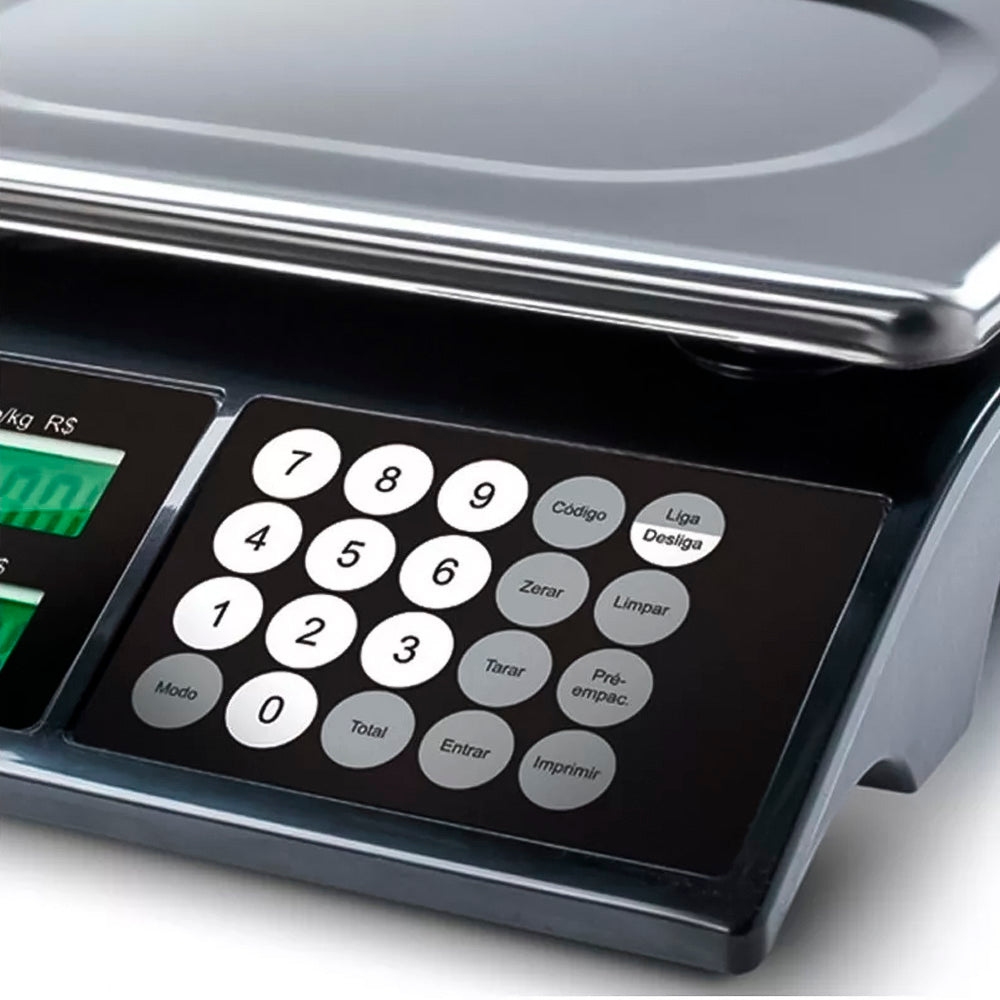 Balança Computadora Digital de Bancada, Alta Precisão, Bivolt, Toledo Prix 3 FIT