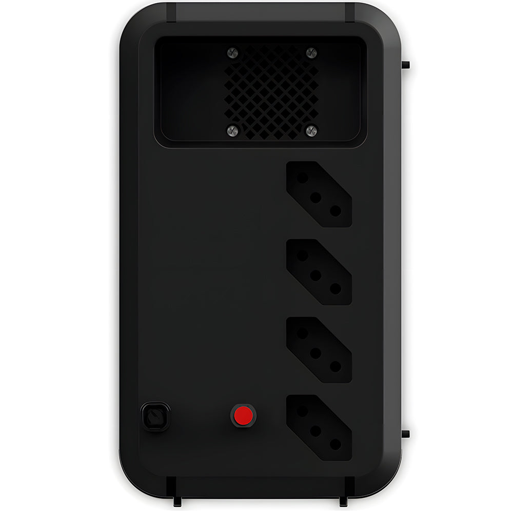 Nobreak Intelbras ATTIV 700VA, Semi Senoidal, Bivolt, 4 Tomadas de Saída, Com Bateria, Preto