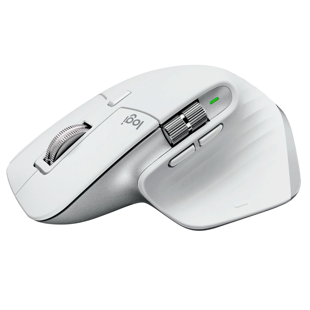 Mouse Logitech MX Master 3S, 7 Botões, 8.000 DPI, Bluetooth Wireless, Cinza Claro