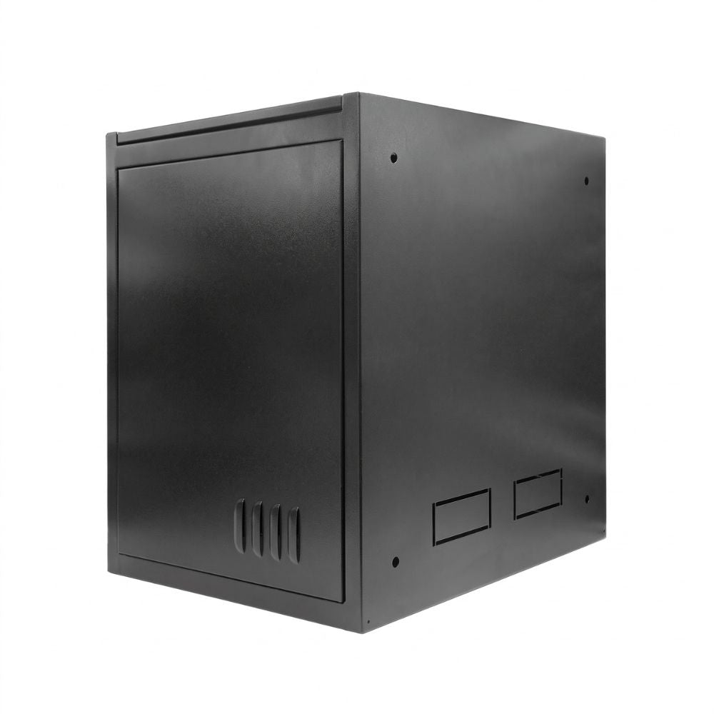 Mini Rack de Parede 19" 8U x 570 mm com Porta de Acrílico Soldado Max Eletron 2050