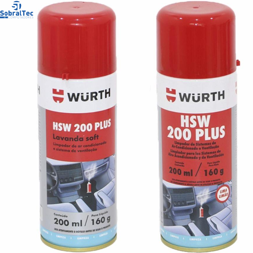 Limpador de Sistemas de Ar-Condicionado Wurth 200 ml