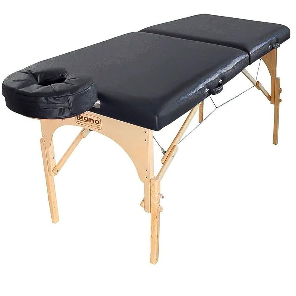 Maca Portátil Vega Massagem Tattoo Depilação Sirius Com Maleta Portatil, Altura Regulavel - Legno