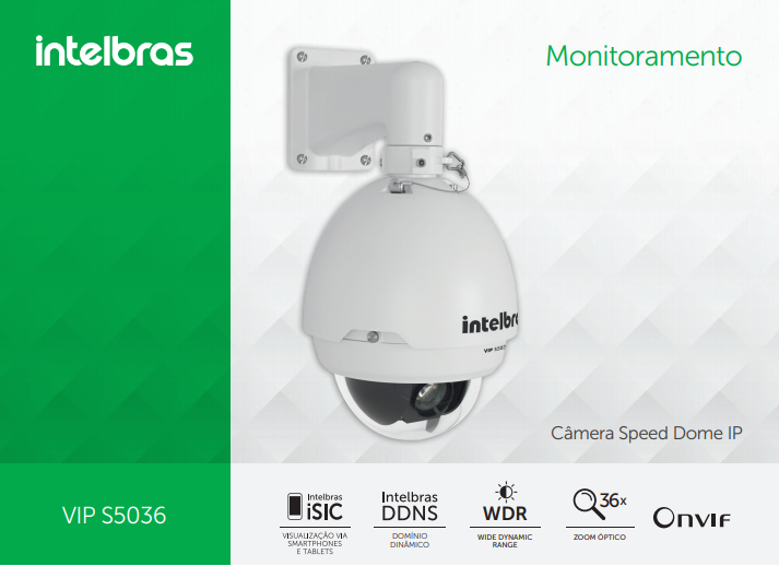 Câmera Speed Dome IP VIP S5036 Intelbras