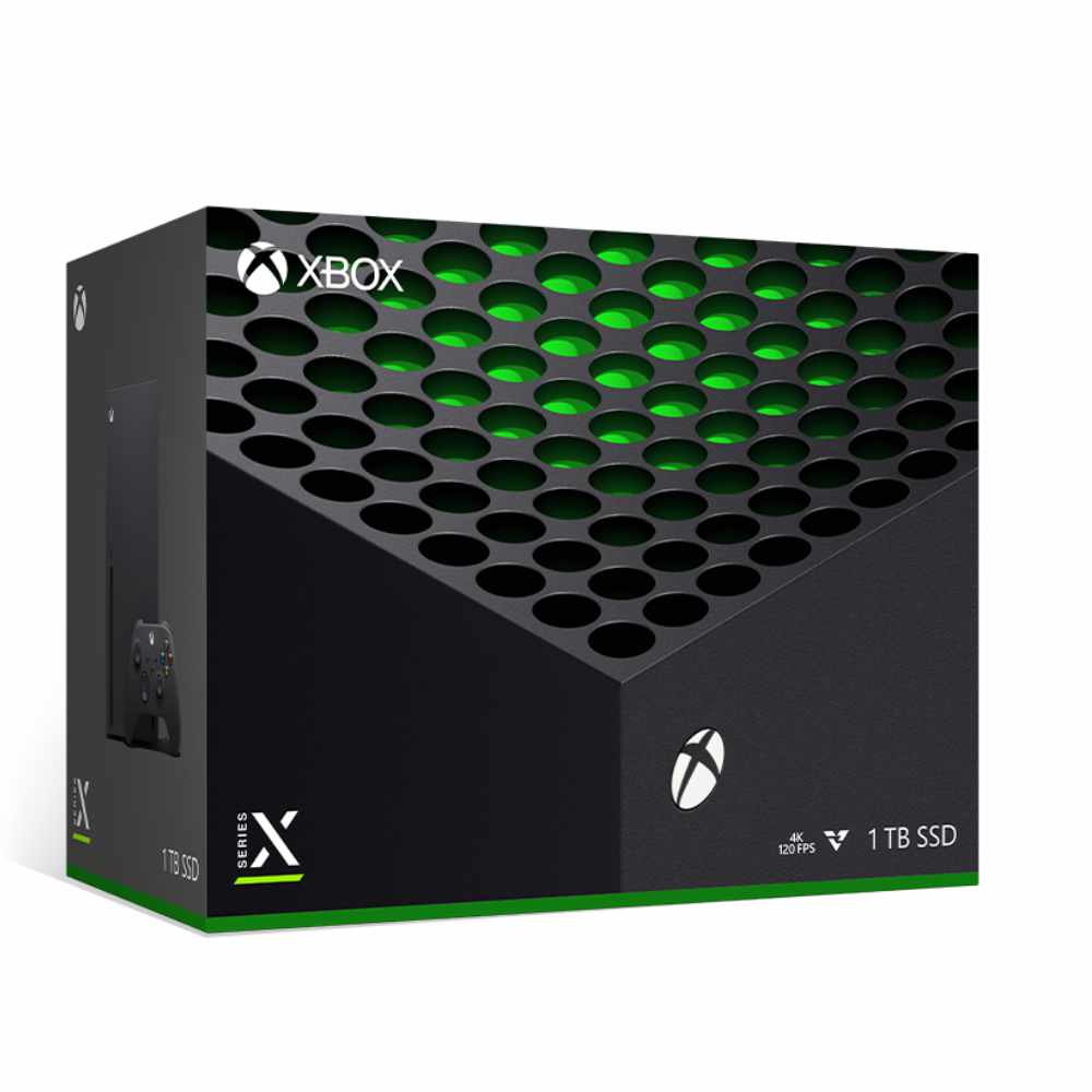 Console Xbox Series X 1TB SSD + Controle Sem Fio - 4K, até 120 FPS, 8K HDR, VRR, Blu-ray 4K UHD - Preto