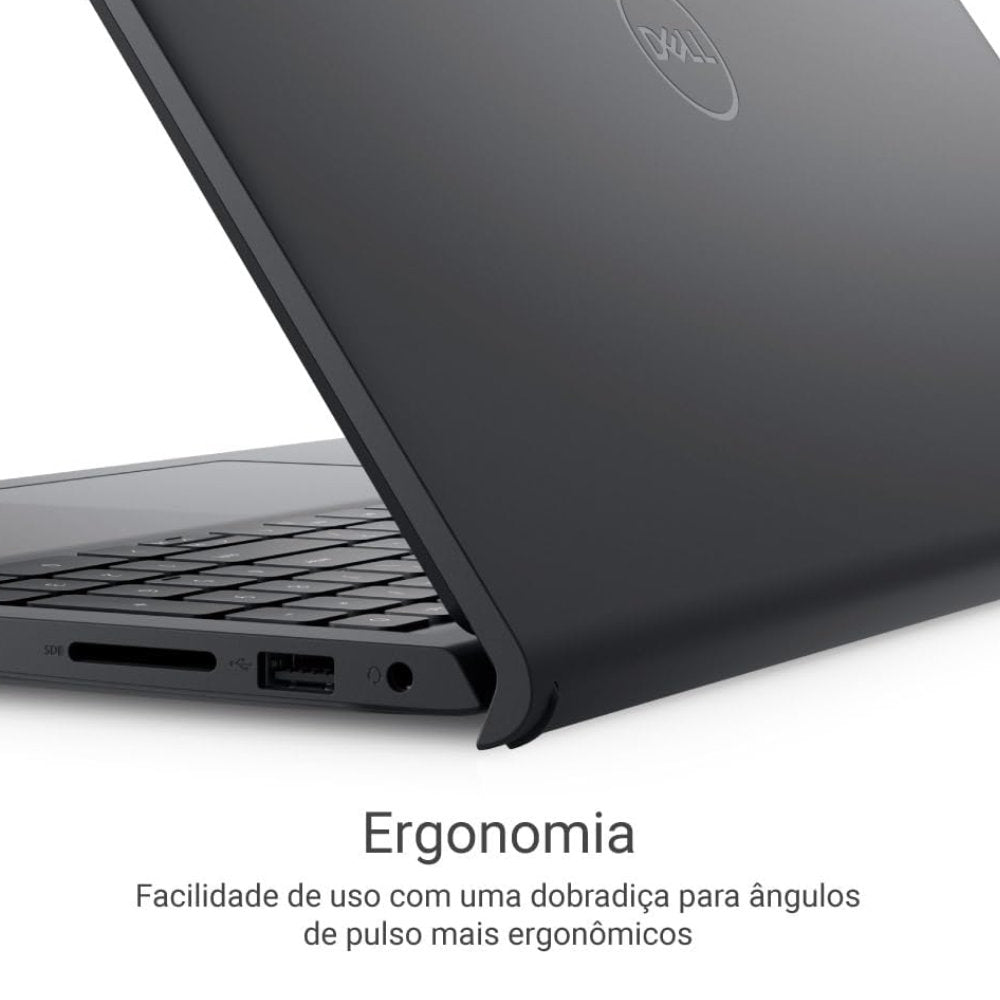 Notebook Dell Inspiron i15-i3100-A15P, Intel Core 3-100U, RAM 8GB DDR4 SSD 512GB, Tela 15.6" FHD 120Hz, Win 11, Preto