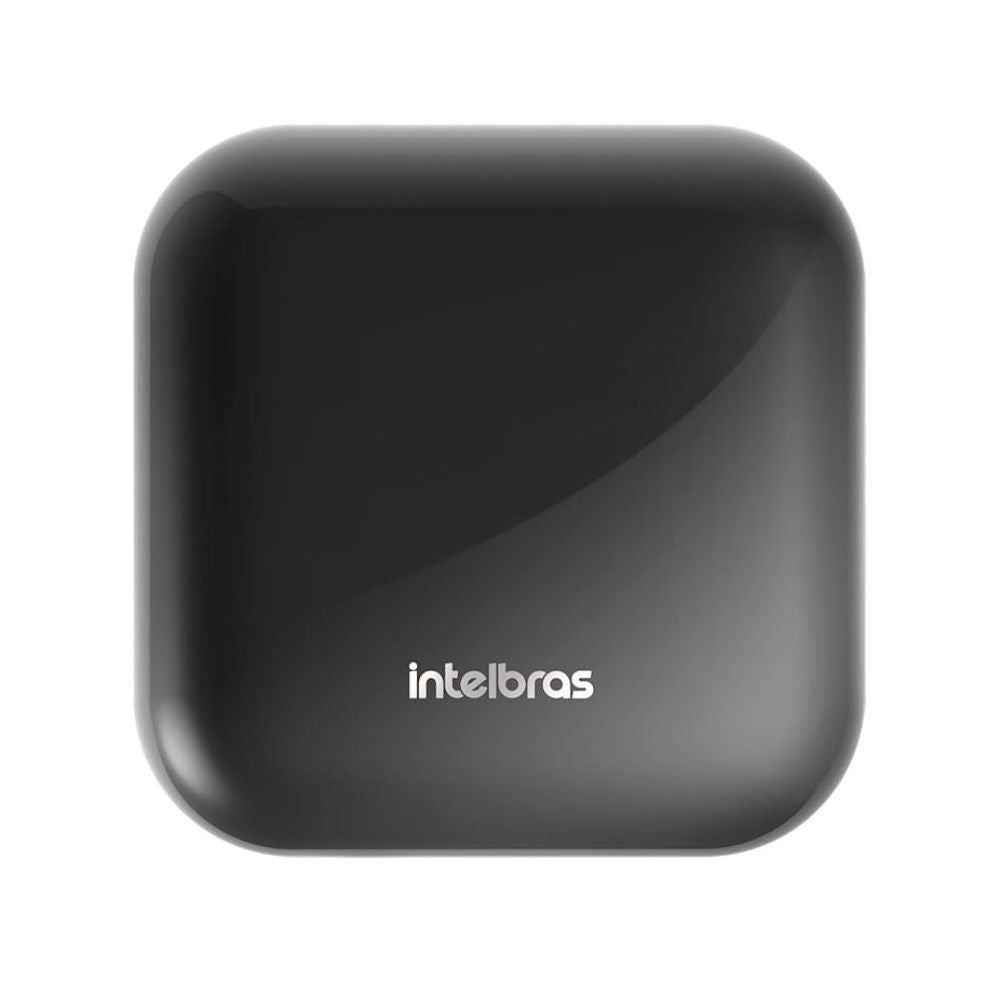 Controle Universal Inteligente IR Intelbras MCR 1001 Wi-Fi 2.4GHz, IR 360° até 15 m, alimentação 5V USB, 38 kHz - Preto