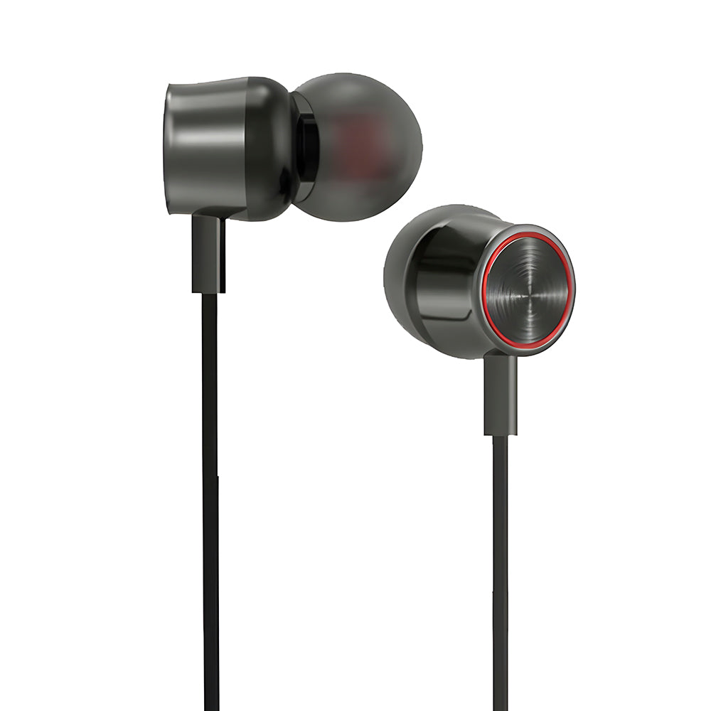 Fone de Ouvido Estéreo com Microfone, Conector USB-C, Acabamento em Alúminio, Cabo 1,2m, TCN Classic - Preto