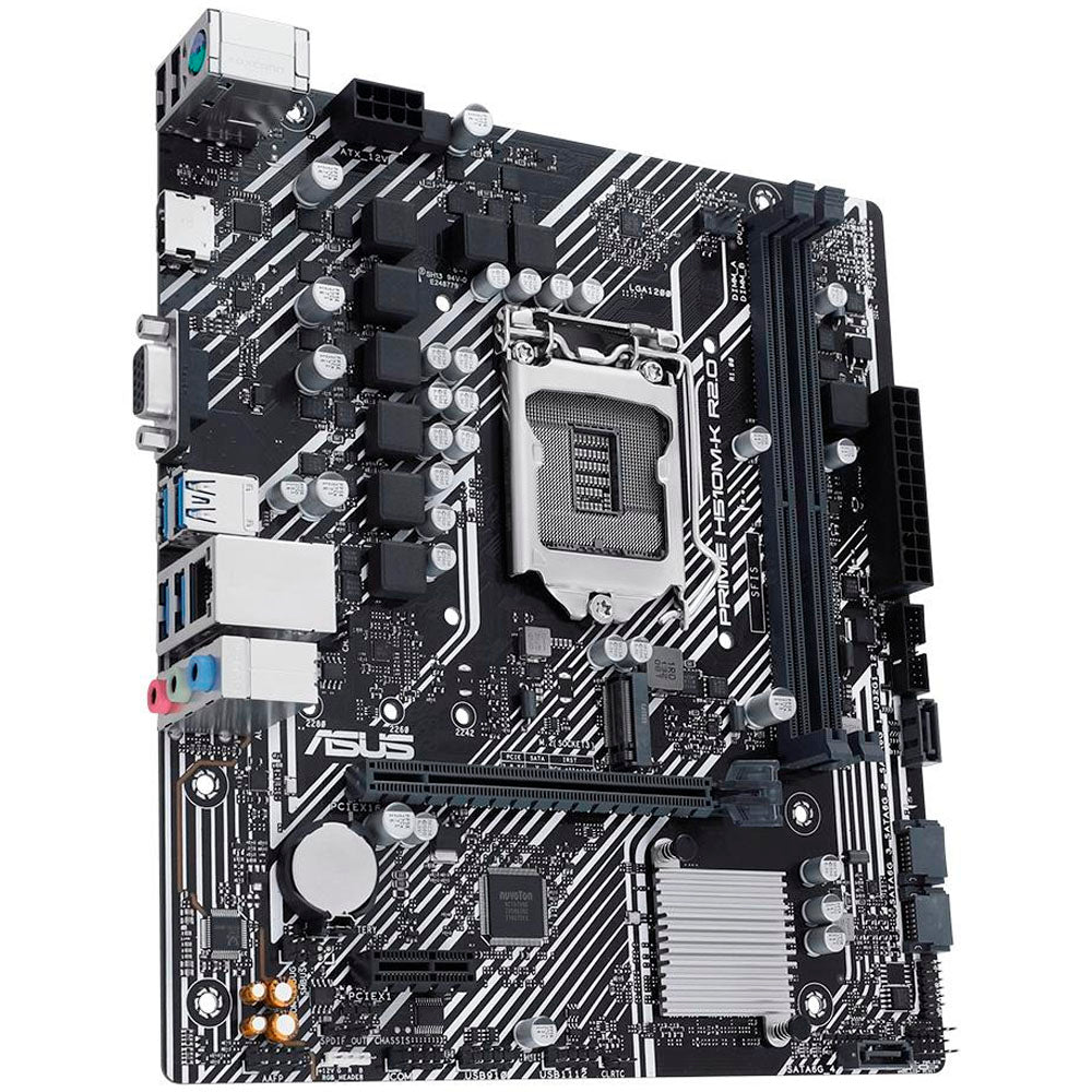 Placa Mãe Asus PRIME H510M-K R2.0, INTEL, H470, mATX, DDR4 - 90MB1E80-C1BAY0