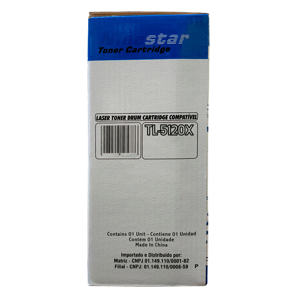 Toner Compatível Elgin/Pantum TL-5120X TL5120 para BP5100dn BP5100dw BM5100adn BM5100adw BM5100fdw, Ninestar 15K