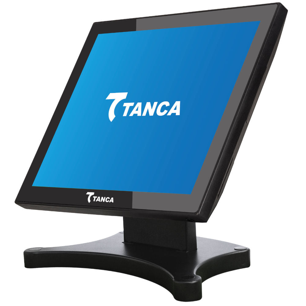 Monitor Touch Screen Tanca TMT-530 15" Capacitivo USB VGA HDMI, Base Ajustável – Preto