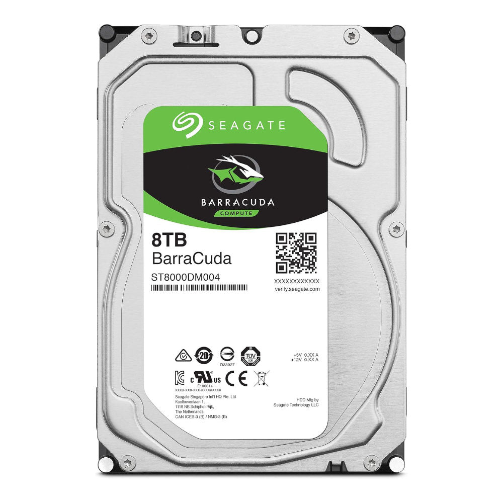 HD Interno Seagate BarraCuda 8TB 3.5" SATA III 6Gb/s 5400RPM 256MB Cache HDD Desktop ST8000DM004