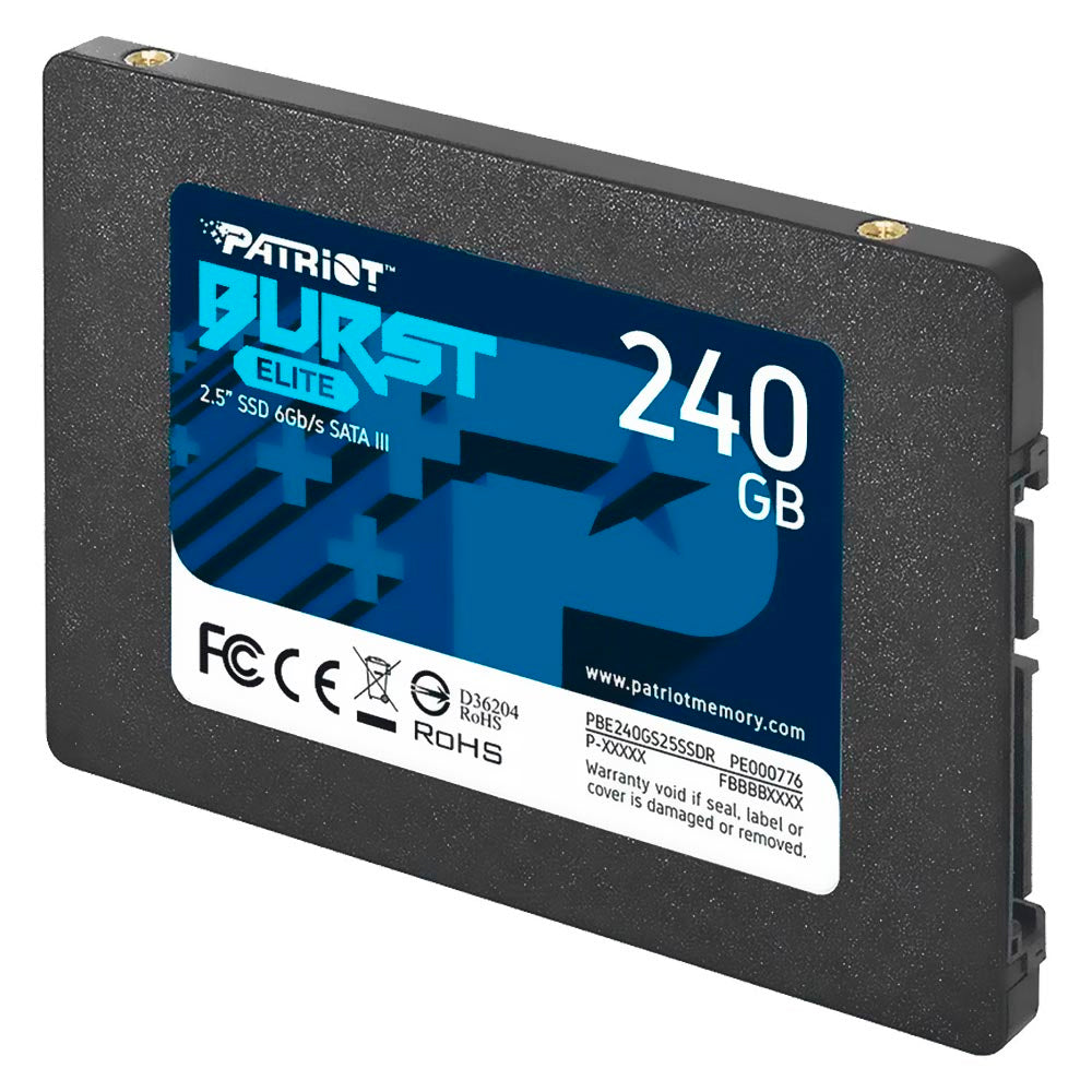 SSD 240GB Patriot Burst Elite 2.5" SATA 3 - PBE240GS25SSDR