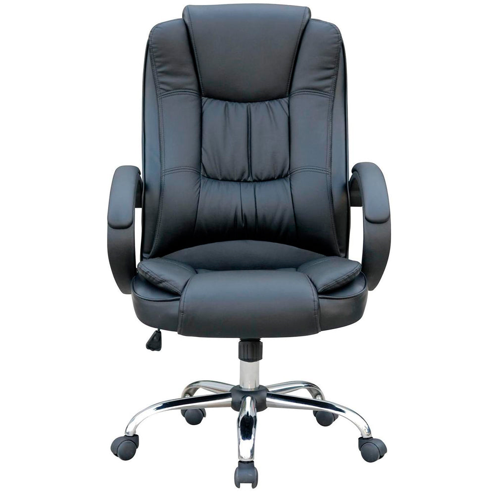 Cadeira Para Escritório Presidente Atlanta Duoffice Preta Comfort DU500A