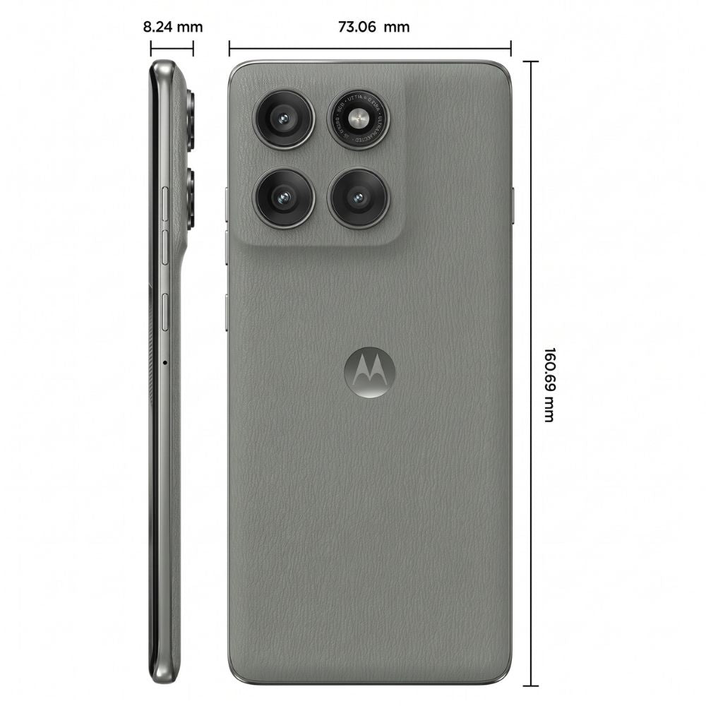 Smartphone Motorola Edge 60 Pro 5G Tela 6.7"  512GB, 12GB RAM + 12GB Ram Boost 120Hz, Câmera Sony LYTIA 50MP - Cinza