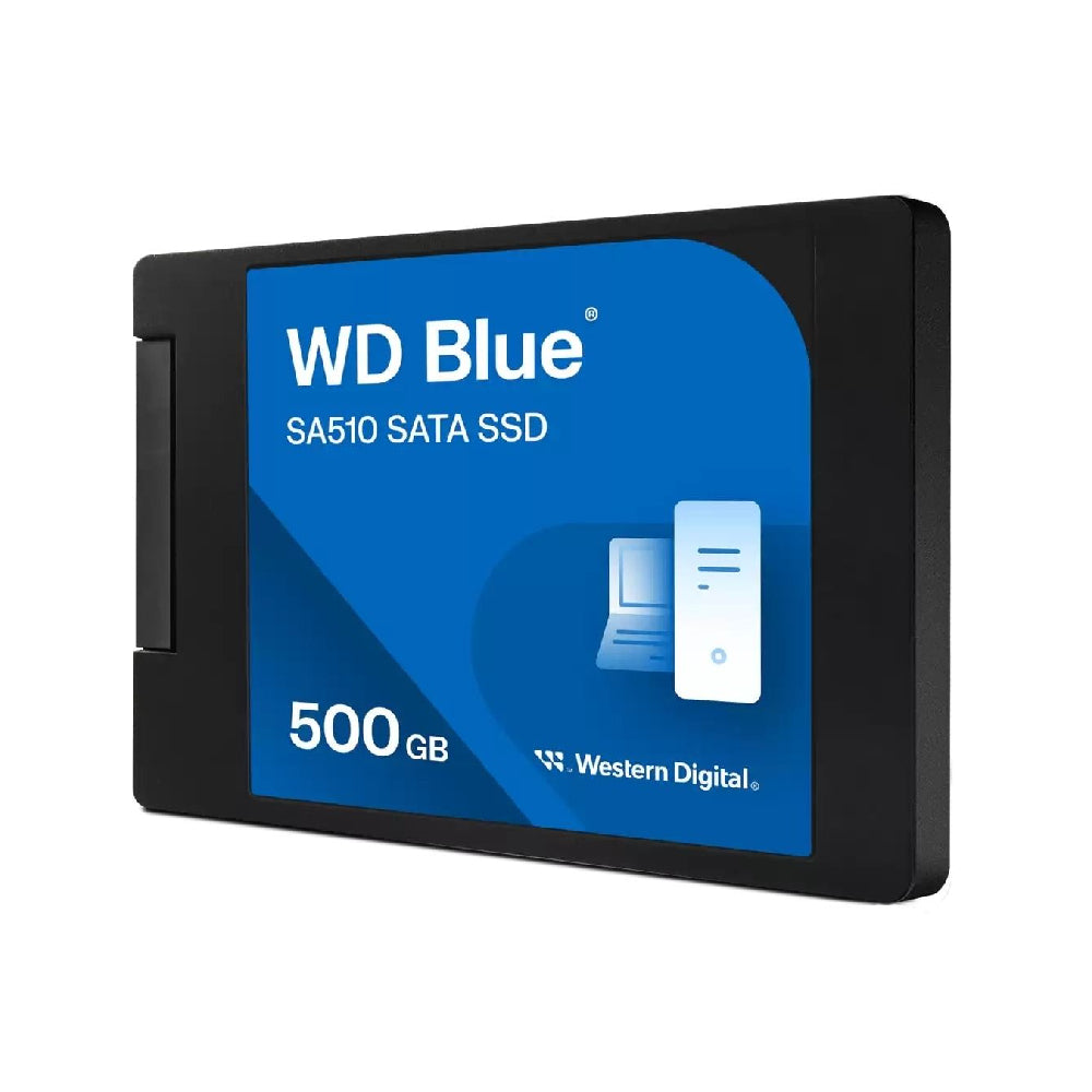 SSD WD Blue, 500GB, SATA III, 2.5", Leitura: 560MB/s, Gravação: 510MB/s - WDS500G3B0A