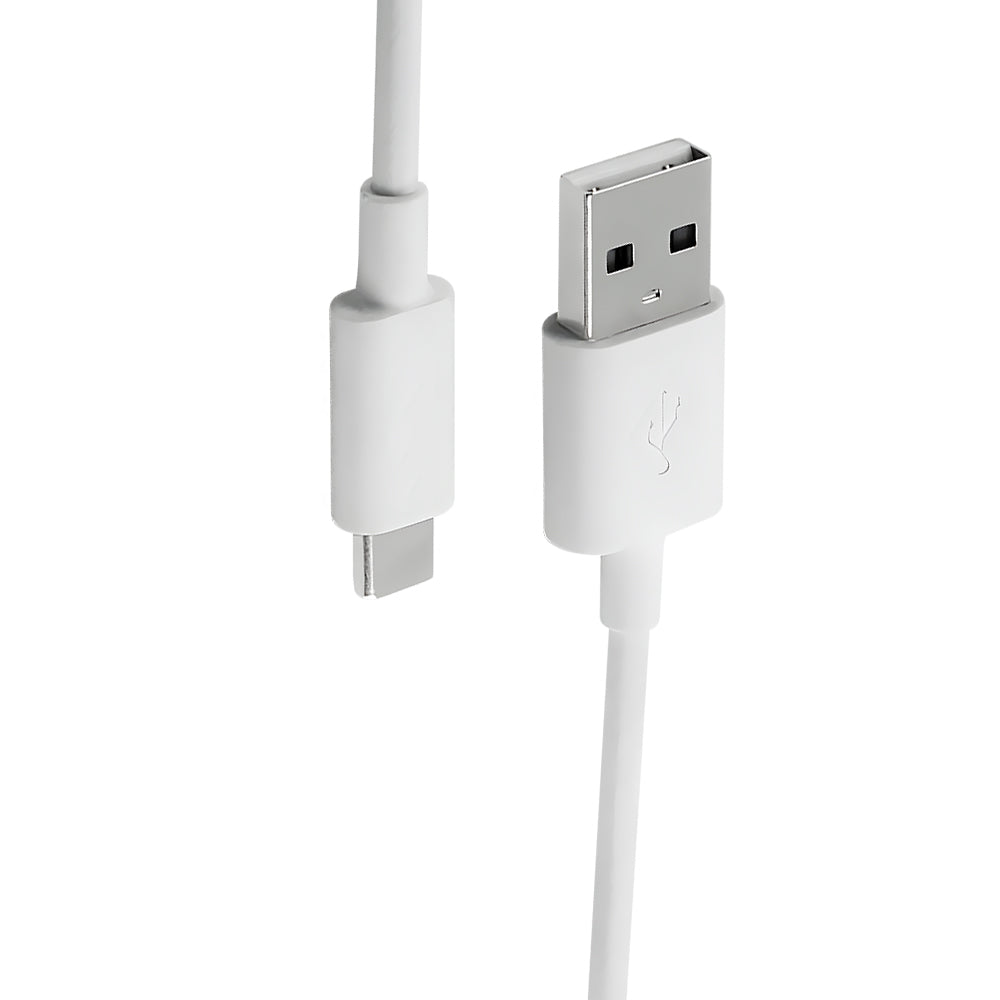 Cabo USB Para USB-C, Carregamento Rápido, 6A, 30cm Comprimento, Lehmox, LE-377, Branco