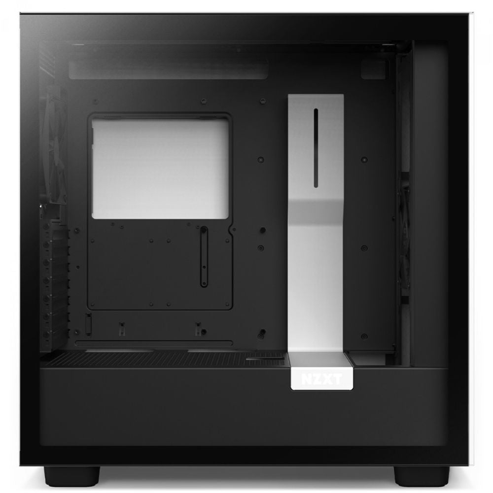 Gabinete Gamer NZXT H7 Flow Mid Tower, Vidro Temperado,  ATX, Sem Fonte, 2 Fans, CM-H71FG-01 (Branco/Preto)