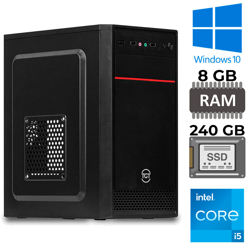Computador Core i5, 3470, SSD 240GB, Memoria Ram 8GB TGT