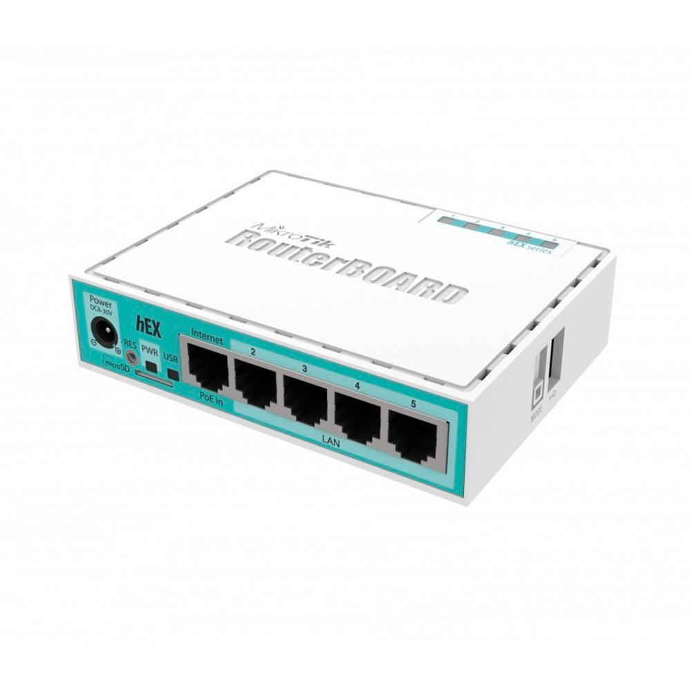 Roteador 5 Portas Gigabit hEX, com Balanceamento de Carga, RB750GR3, MIKROTIK