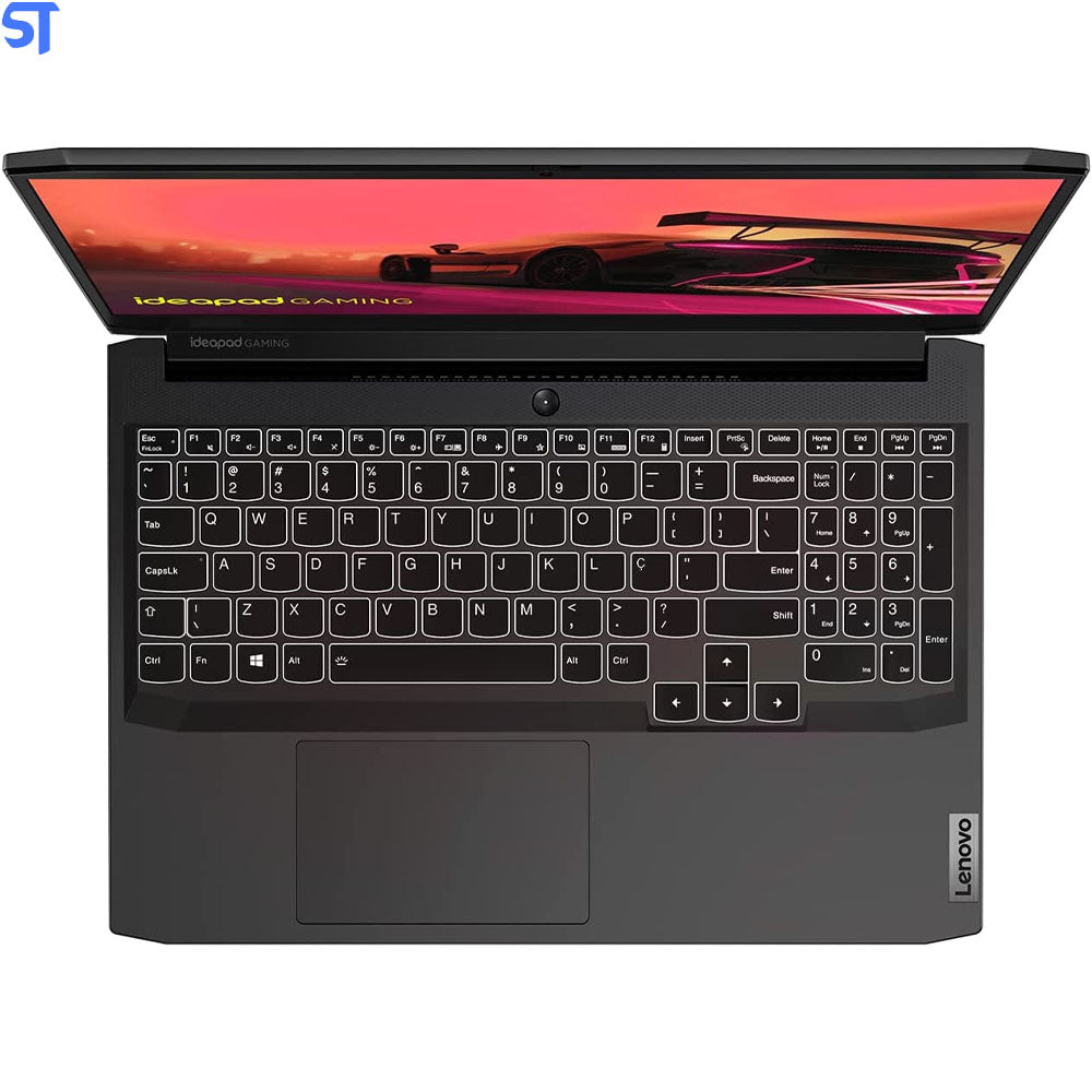 Notebook ideapad Gaming 3 R7-5800H 8GB 256GB SSD PCIe - Placa de Vídeo GTX 1650 4GB - Tela 15.6" FHD Linux 82MJS00400