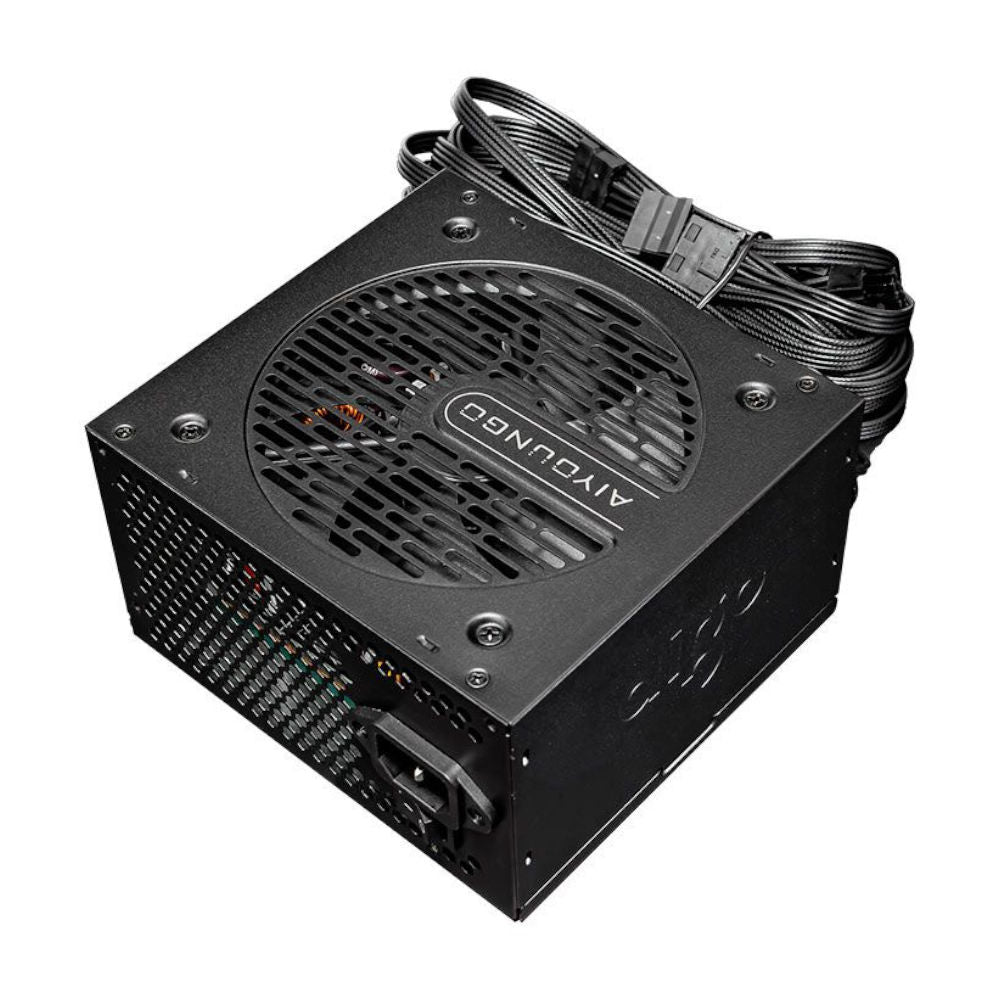 Fonte Gamer ATX Aigo DarkFlash AT550, Certificado 80 Plus Bronze, 550W, Preto - AG-AT550-BK