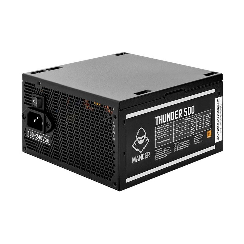 Computador Gamer Ryzen 5 5600GT, SSD 480GB, RAM 16GB 3200Mhz(2x8), A520M DX, 500W 80 Plus Bronze