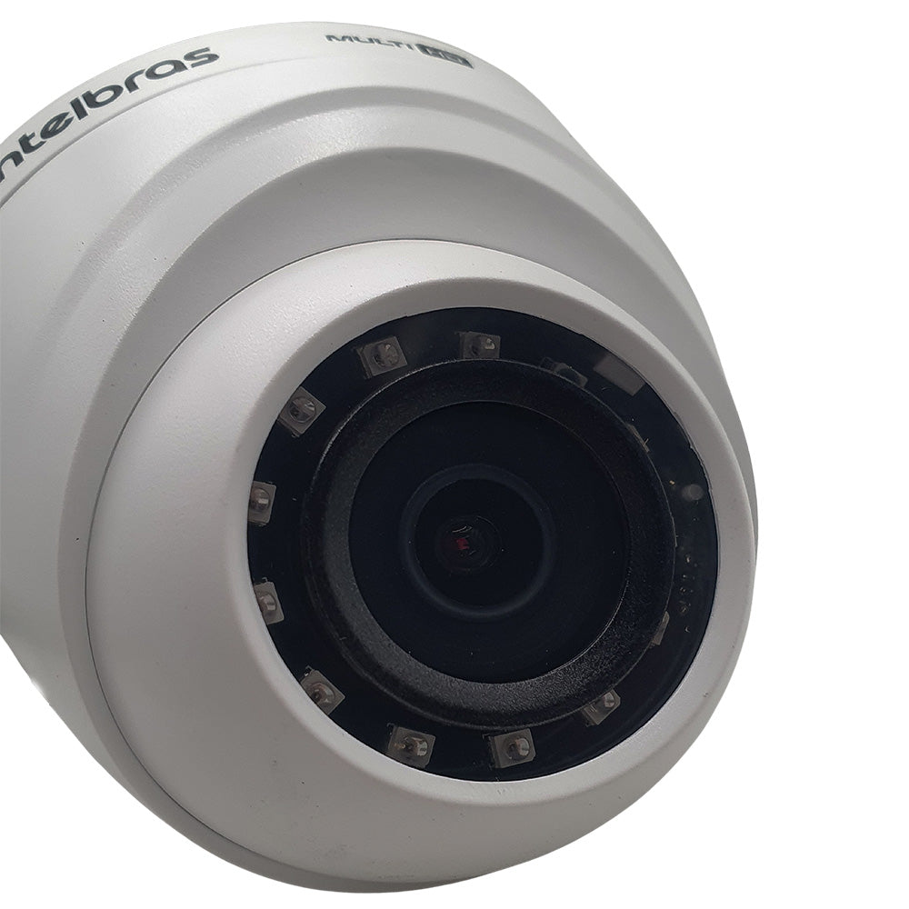 Câmera de Segurança Multi HD Intelbras VHD 1220 Dome G4 1080P Full HD, Lente Infravermelha, 2.8mm
