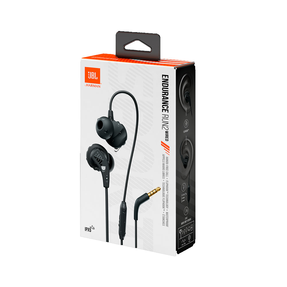 Fone de Ouvido JBL Esportivo, Endurance Run 2, In ear - Preto