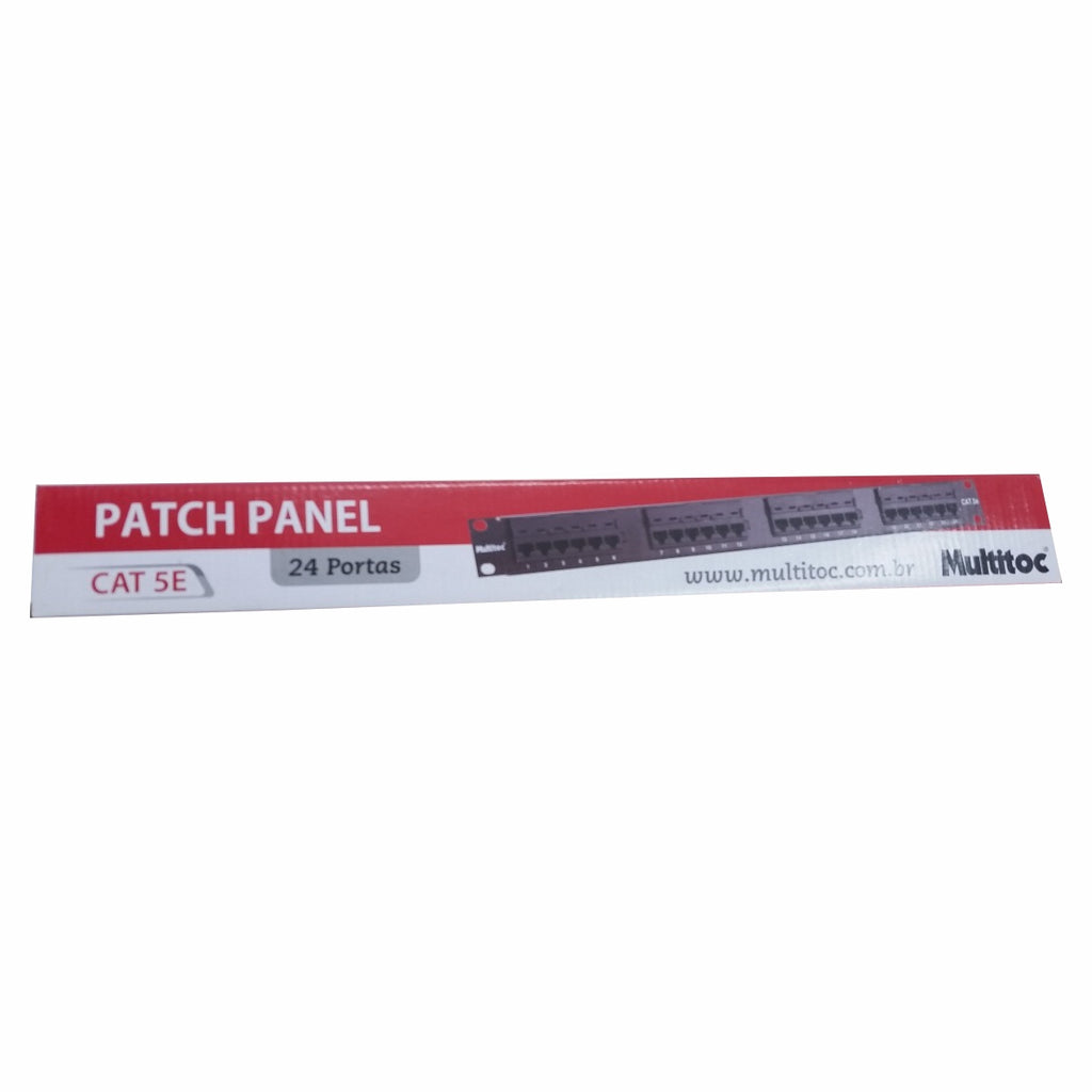 Patch Panel 24 P Rj 45 Cat 5e MULTITOC P24QA