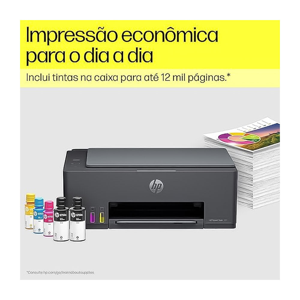 Impressora Multifuncional HP Smart Tank 581, Colorida, Wi-Fi, USB, Bivolt - 4A8D5A