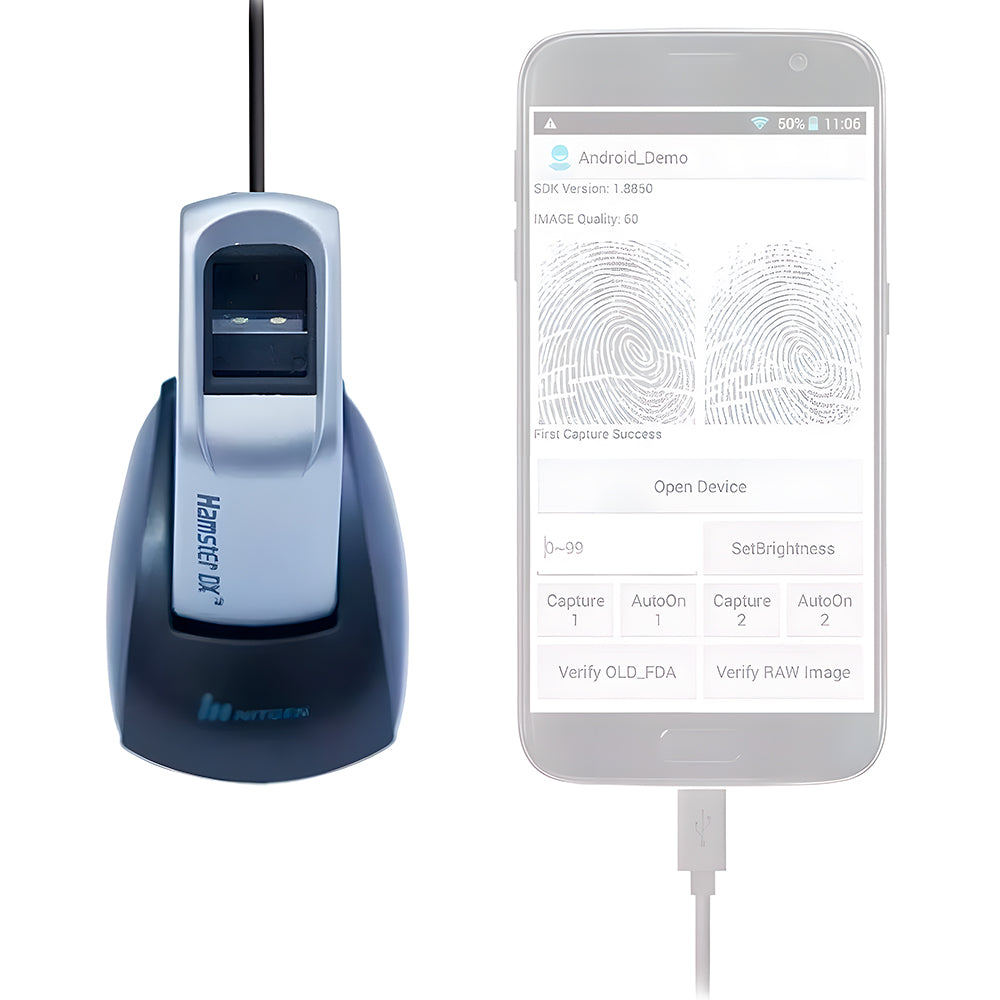Leitor Biométrico Fingkey Hamster DX HFDU06 - Nitgen