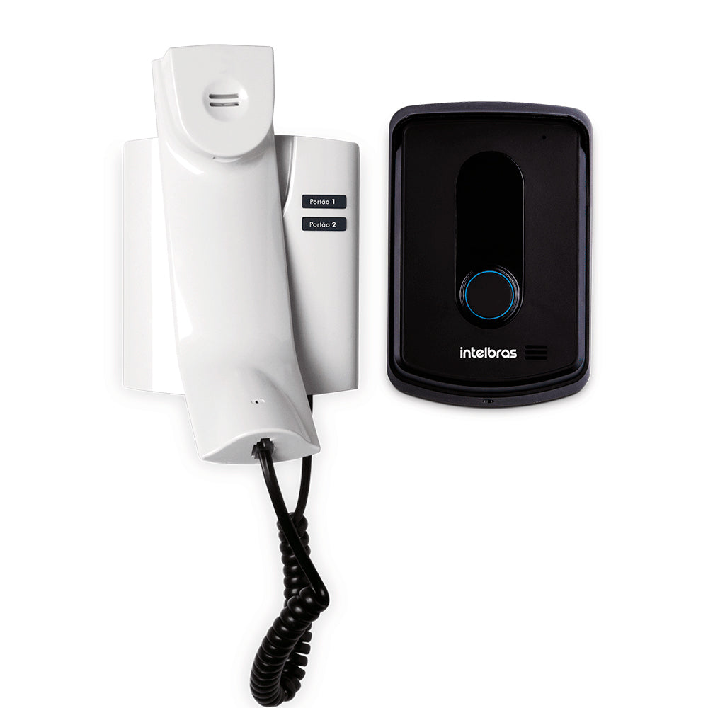 Porteiro Residencial IPR 8010, Proteção Antissabotagem, Aviso de Portão Aberto, Bivolt, Intelbras - Branco