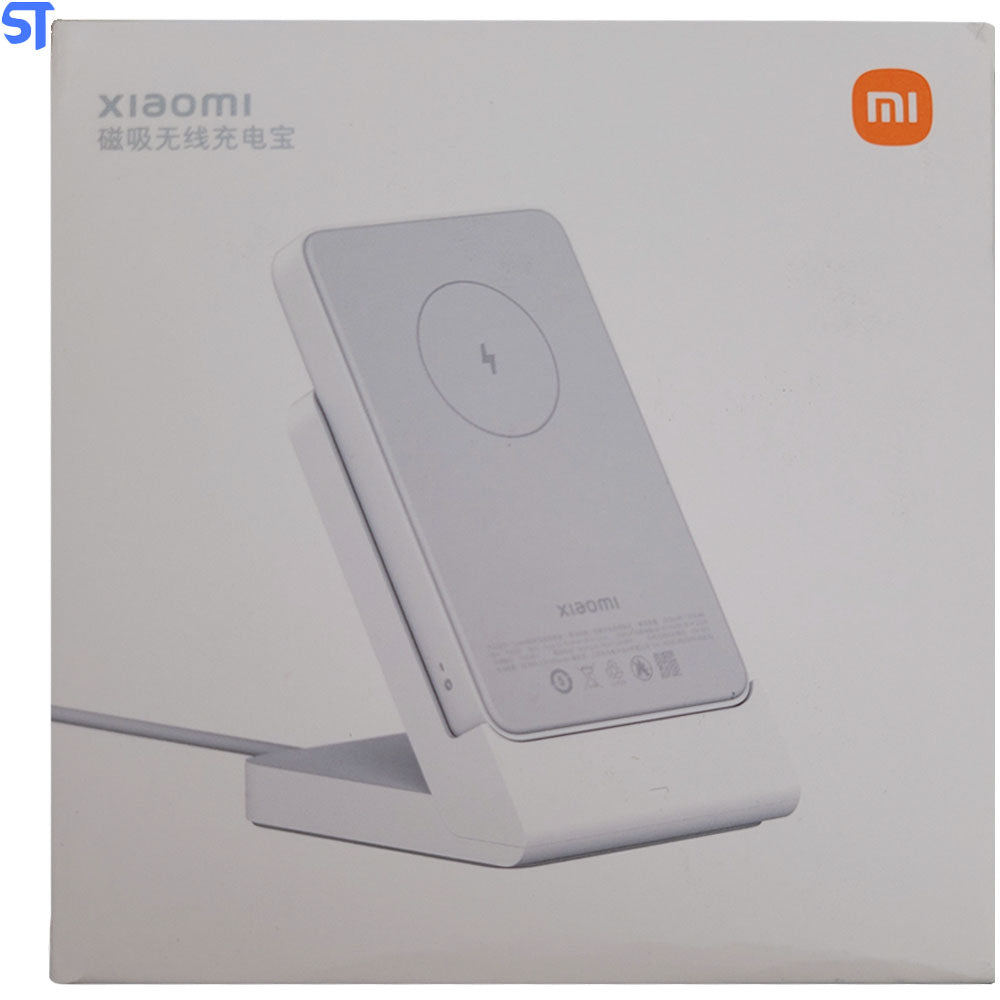 Caregador Magnético Xiaomi S/ Fio 5000mah  iphone 12, 13. 14 - Branco