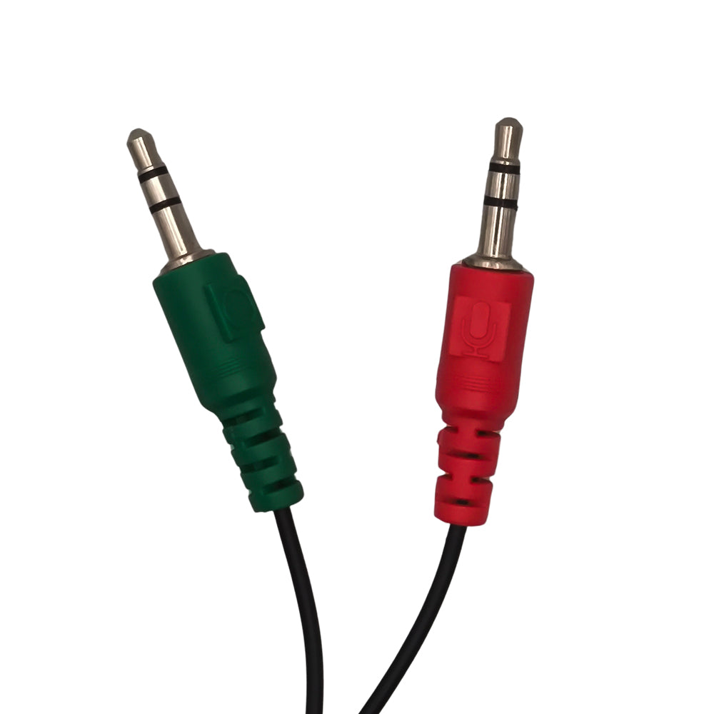 Cabo Adaptador Y, P3 Fêmea Para 2 P2 Macho, Microfone e Fone, StormTech