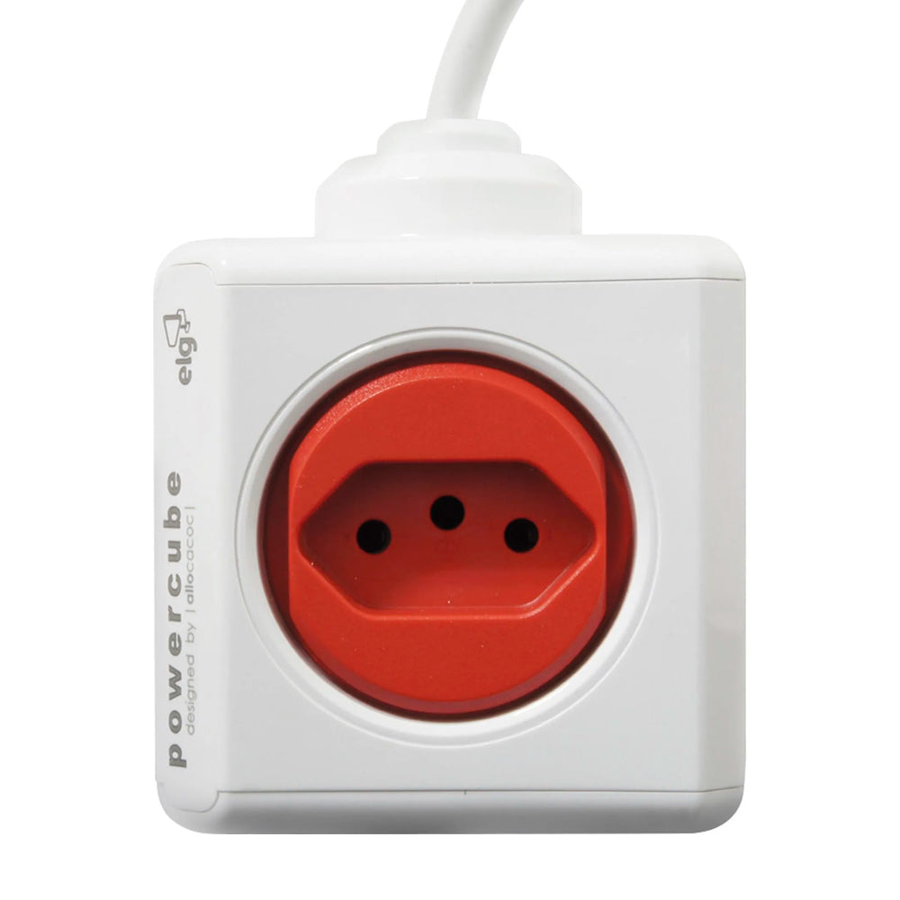 Adaptador Múltiplo, Bivolt, 5 Tomadas, Com Cabo de 3 Metros, PowerCube EXTENDED, PWC-X5/3M, ELG