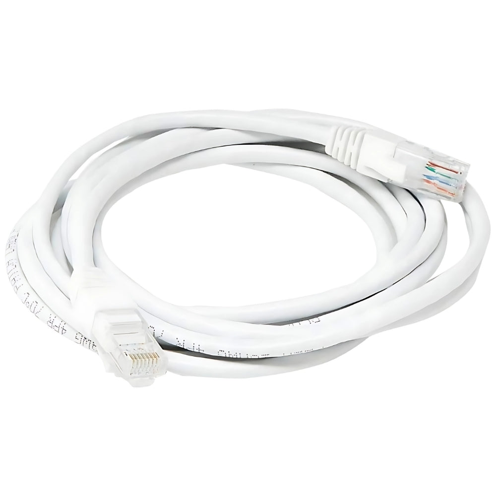 Cabo de Rede Cat.6, PC-ETH6U100, 10 Metros,  Patch Cord, PlusCable - Branco