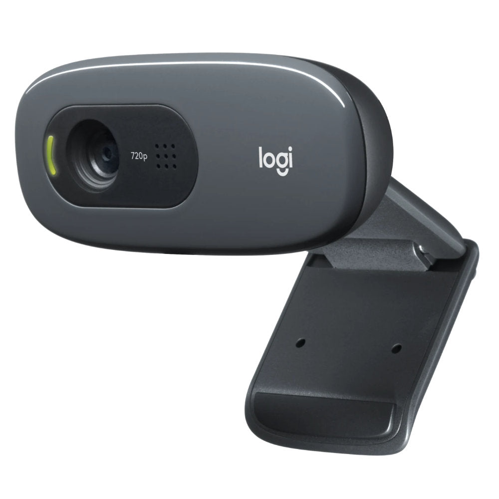Webcam Logitech C270 HD 3MP, Vídeo 720p 30fps, Microfone Integrado, Widescreen, USB 2.0, 66° FOV, Preto