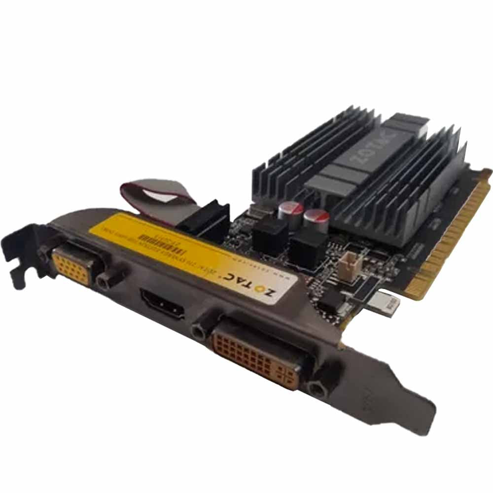 Placa de Vídeo ZOTAC 1GB DDR3 64BITS GT210*