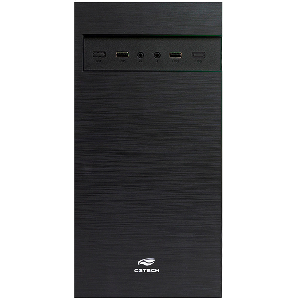Computador Core i3-2120, SSD 128GB, Memória 8GB, Gab. MT-32BK, Windows 10
