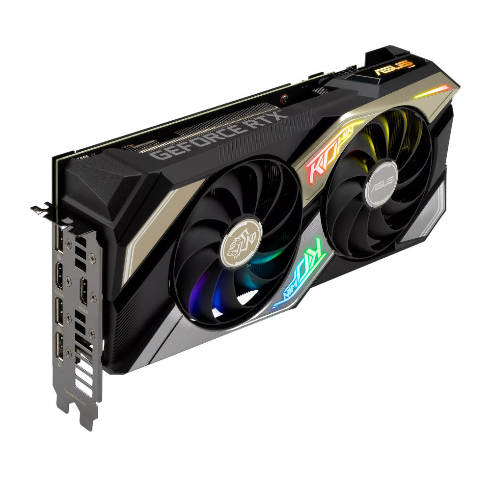 Placa Vídeo ASUS GeForce RTX 3060 Ti KO OC V2, 8GB GDDR6, 256-Bit, 1695MHz Boost, PCIe 4.0, 3xDP, 2xHDMI, LHR