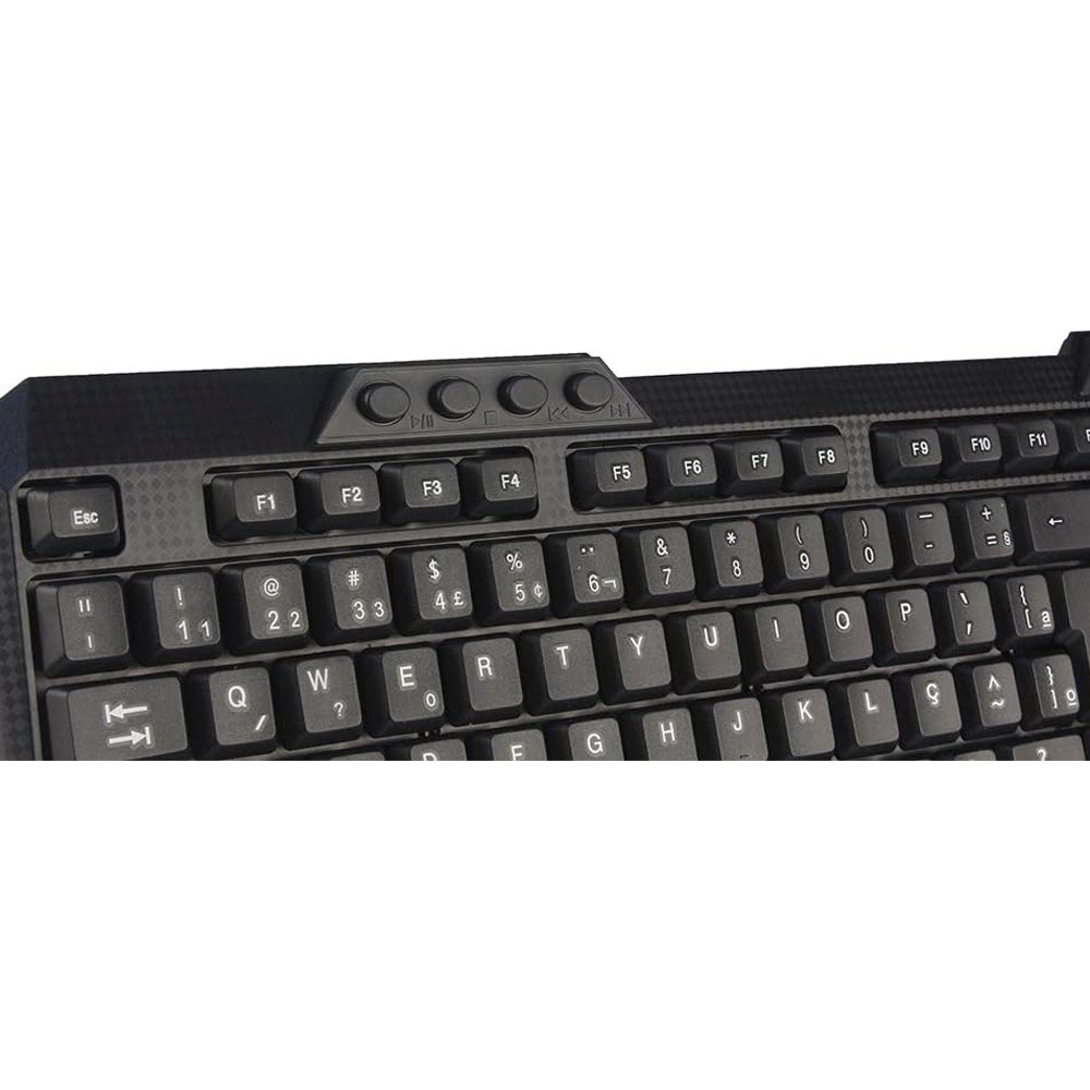 Kit Teclado e Mouse Wireless (Sem Fio) K-W10BK - C3Tech