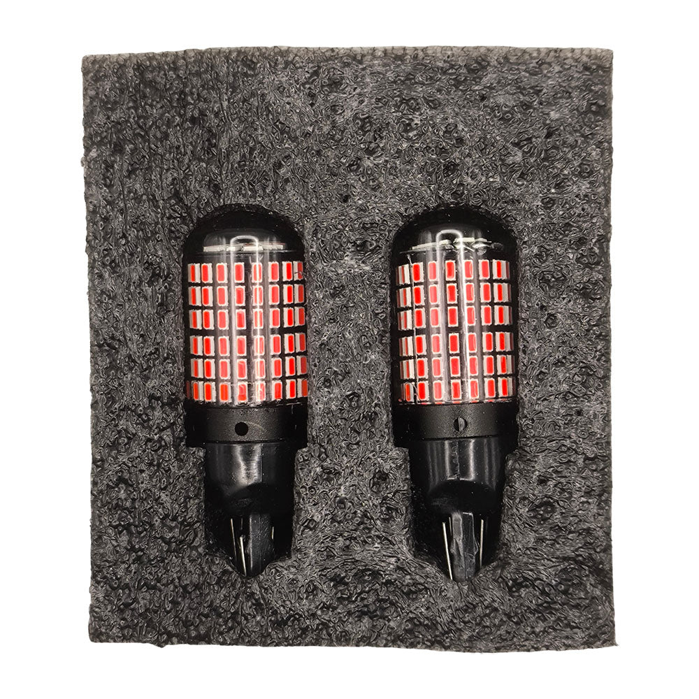 Kit Lâmpada LED CANbus, Para Farol de Carro, Soquete 7443, Vermelho, ASLENT