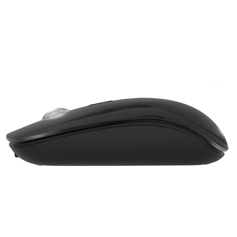 Mouse Sem Fio Recarregável M-W80BK 1600 DPI, C3Tech - Preto