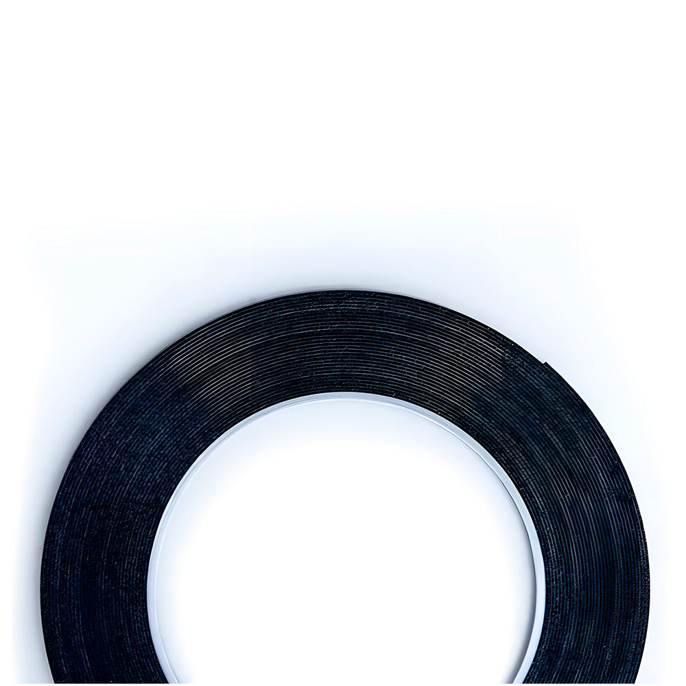Fita Dupla Face Preta Colar Touch LCD Display - 2mm - 5 metros comprimento