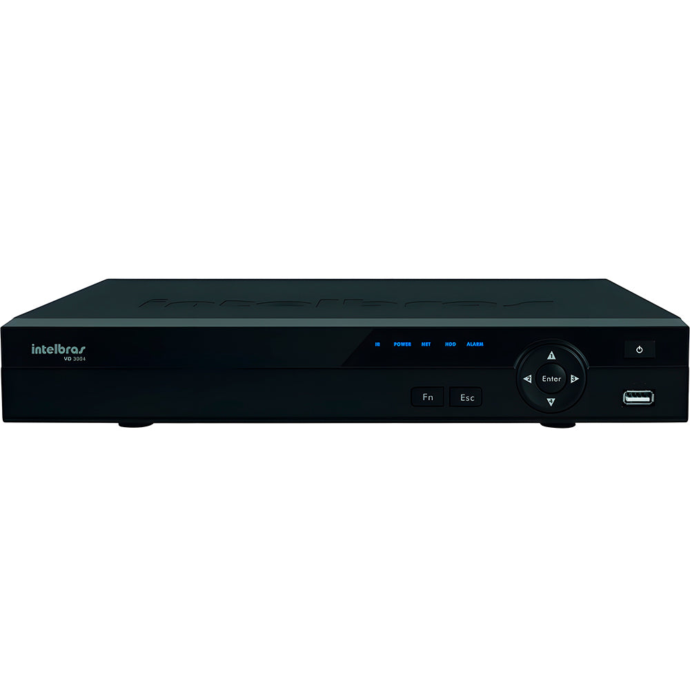 Gravador de Imagem Digital DVR Intelbras, Com 4 Canais, VD-3004