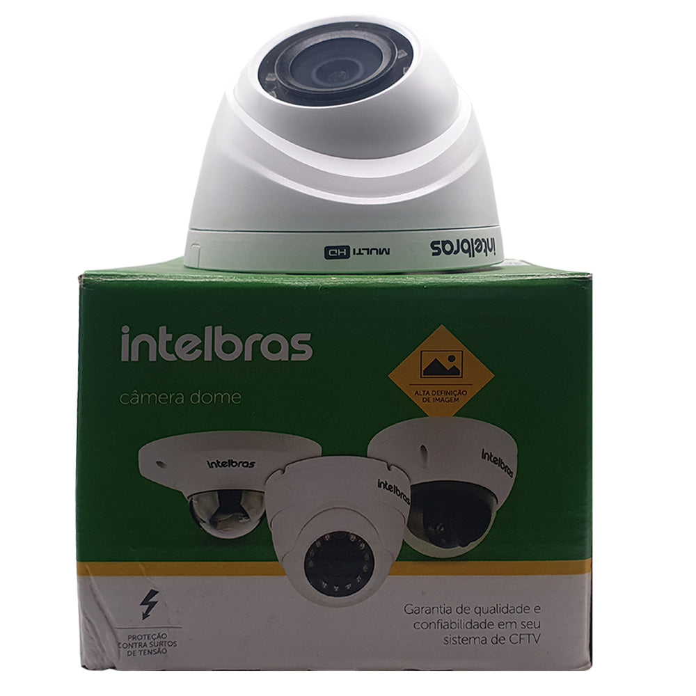 Câmera de Segurança Multi HD Intelbras VHD 1220 Dome G4 1080P Full HD, Lente Infravermelha, 2.8mm
