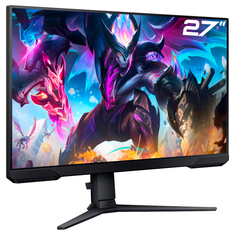 Monitor Gamer Samsung Odyssey 27"FHD, 165Hz, 1ms, Com Ajuste de Altura, HDMI, DP, Freesync, Preto, Série G32, S27AG320NL