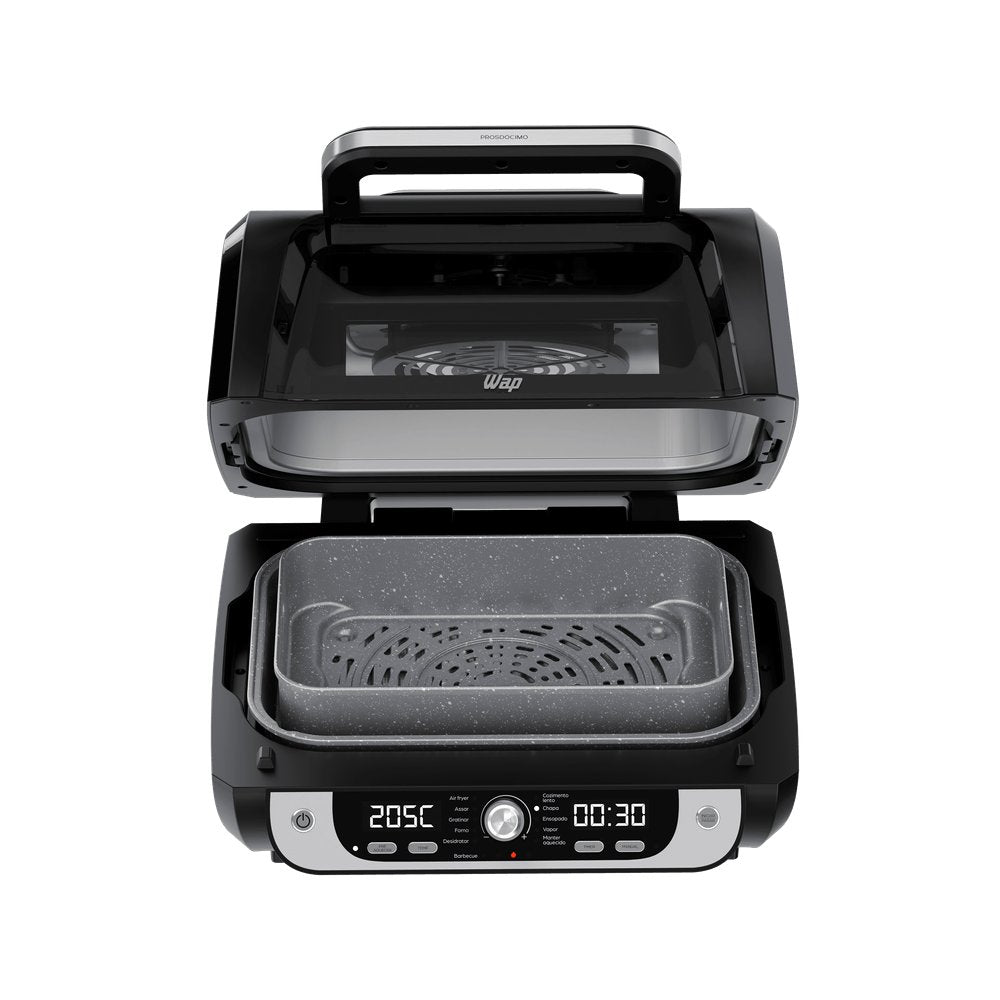 Fritadeira Air Fryer WAP Barbecue Prosdócimo 10L Digital Smokeless Grill 12 em 1 220V