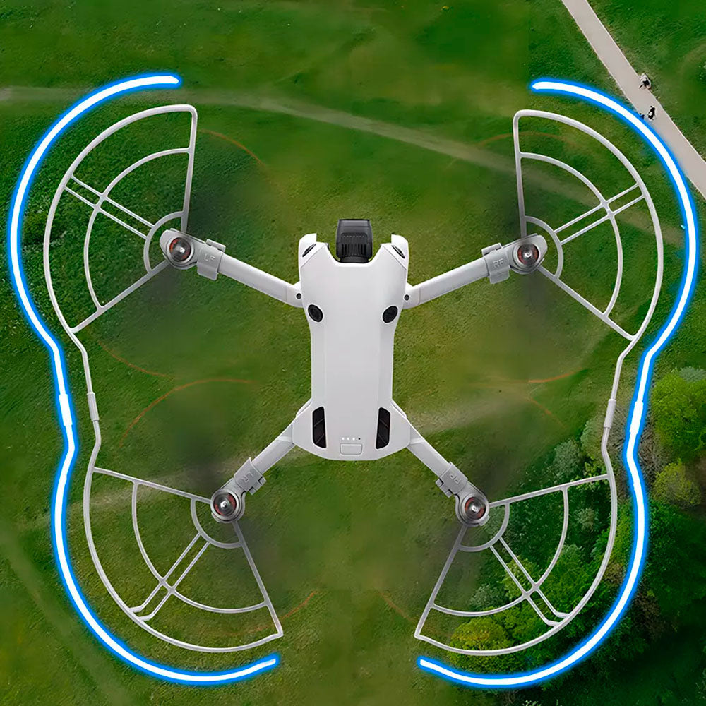 Protetor de Hélices Para Drone, DJI Mini 4 Pro, Removível, Material ABS, Proteção Contra Colisão, BRDRC